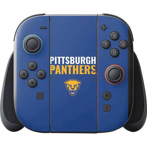 University of Pittsburgh Panthers Nintendo Switch 2 (2025) with Joy-Con Skin